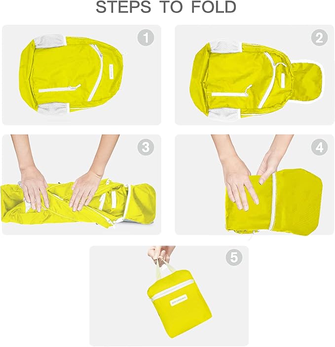 35L Foldable Waterproof Backpack For Outdoor Sports Travel Inside Wet Clothes Compartment Packable For Multiple