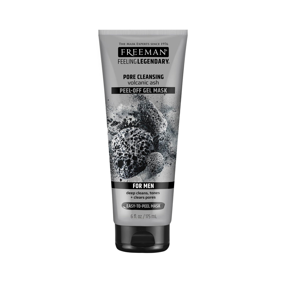 Freeman Pore Clearing Volcanic Ash Peel-Off Gel Facial Mask, Deep Cleansing, Removes Dirt From Pores, Not Over-Drying, Easy-To-U