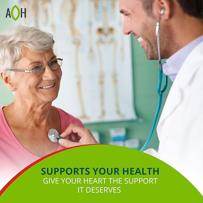 Adapatoheal Blood Pressure Suplement with Adaptogens - Reishi, Ginkgo Biloba, Astragulus & Hawthorn Berry - 700mg - 180 Capsules