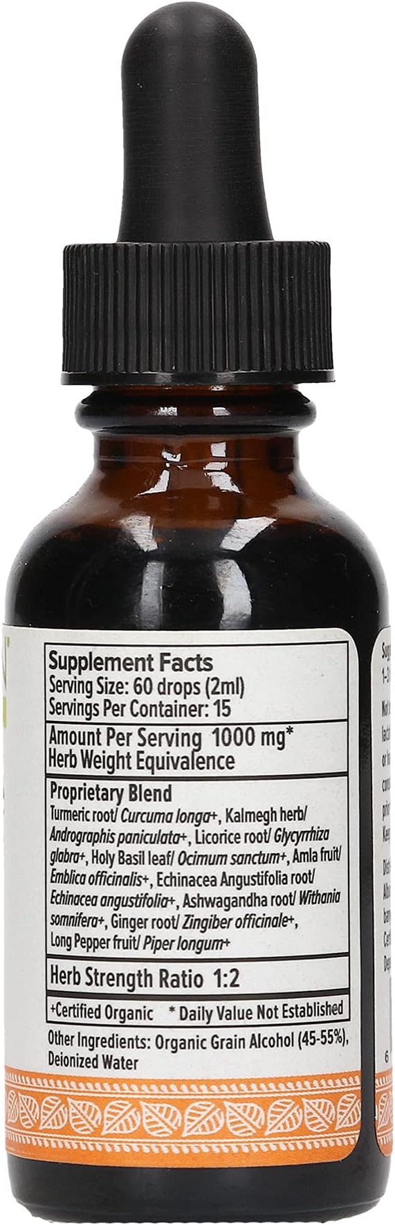 Banyan Botanicals Immune™ Strong Liquid Extract - Supports a Healthy Immune System* - Sustainably Sourced, Certified Organic, Fairly Traded