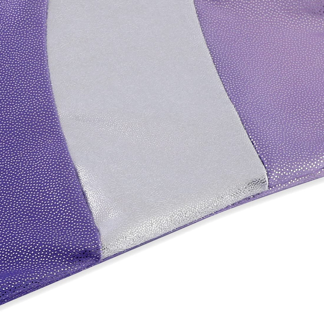 DAXIANG Gymnastics Leotards for Girls, Leotard for Girls Gymnastics Outfit Black Shorts Dance Unitard Biketards Purple