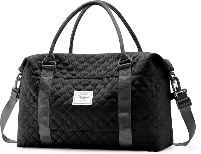 Travel Duffel Bag,Sports Tote Gym Bag,Shoulder Weekender Overnight Bag for Women
