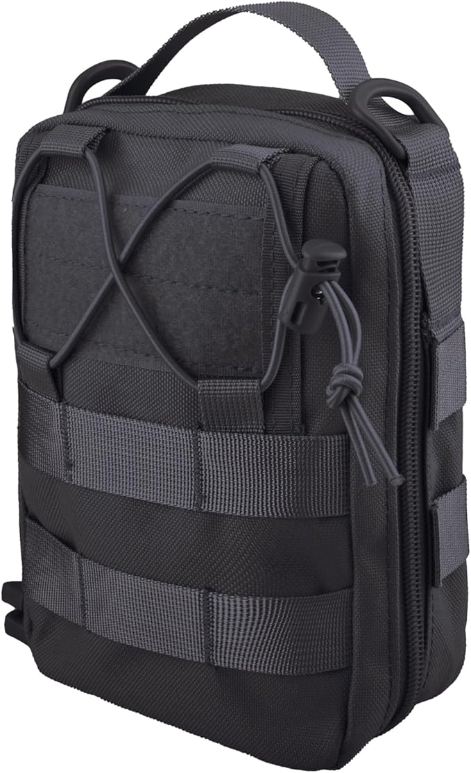 Azarxis Equipment Multi-Purpose Tactical EDC Admin MOLLE Pouch Utility Tools Bag Organizer Military Waist Belt Modular Attachment