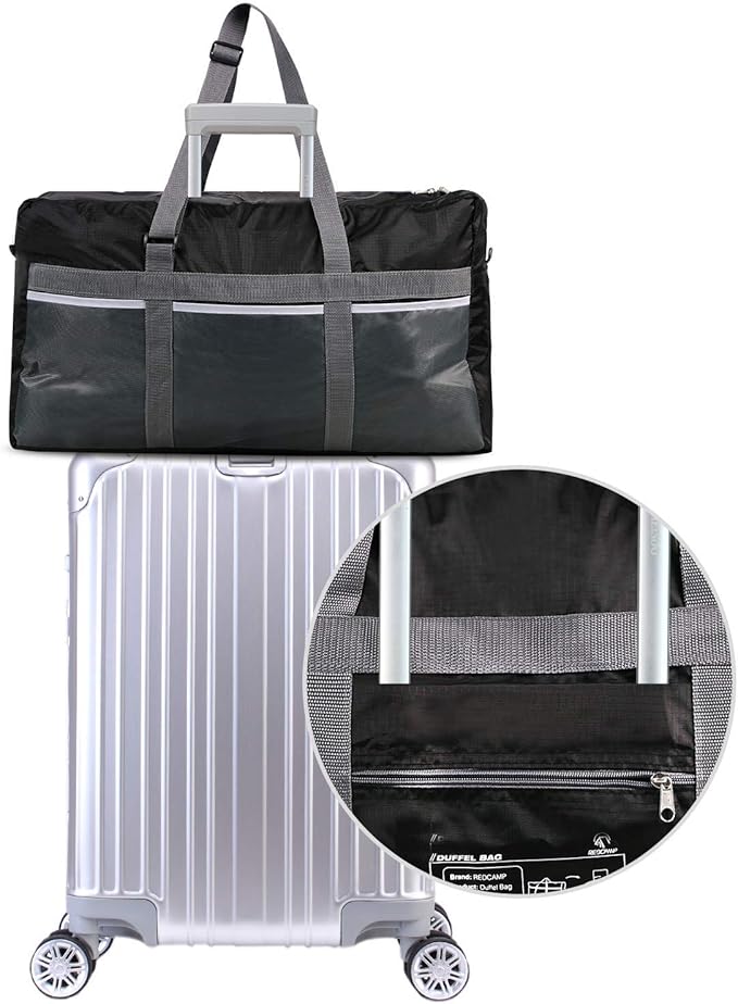REDCAMP Foldable Travel Bag, Large Sports Bag, 75L/96L/100L, Lightweight Waterproof Tote Bag