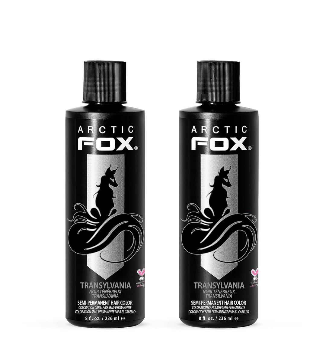 ARCTIC FOX Vegan Semi-Permanent Hair Color Dye | AURORA KISS 5.6 Fl Oz (2-Pack)
