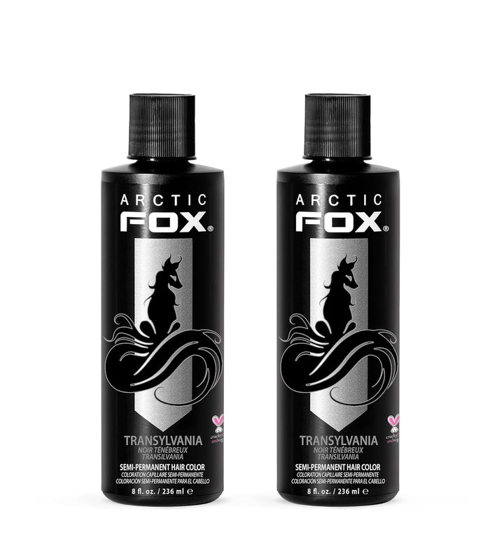 ARCTIC FOX Vegan Semi-Permanent Hair Color Dye | AURORA KISS 5.6 Fl Oz (2-Pack)