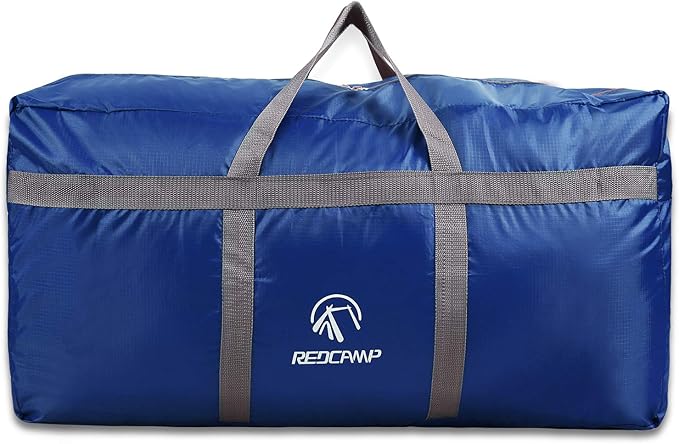 REDCAMP Foldable Travel Bag, Large Sports Bag, 75L/96L/100L, Lightweight Waterproof Tote Bag