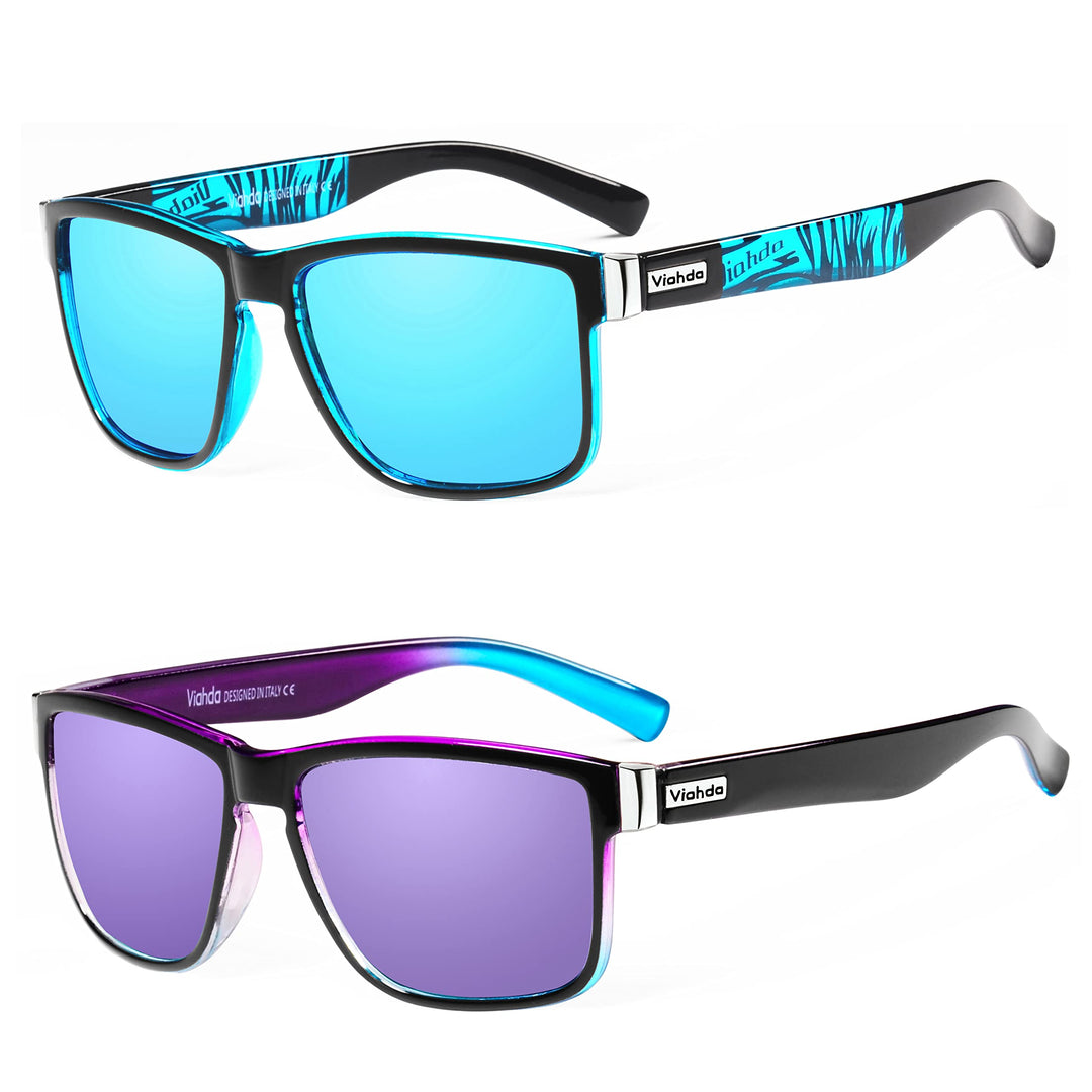 VIAHDA Polarized Sports Sunglasses for Man Cycling Running Fishing Golf Sun glasses Women HD6009