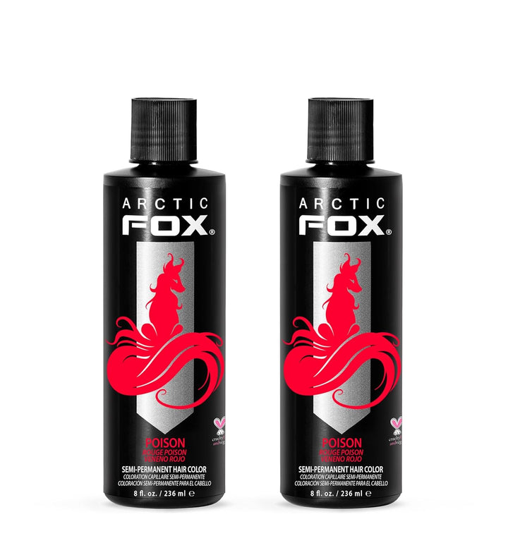 ARCTIC FOX Frose Vegan Semi-Permanent Hair Color Dye | 4 Fl Oz | Pack of 2