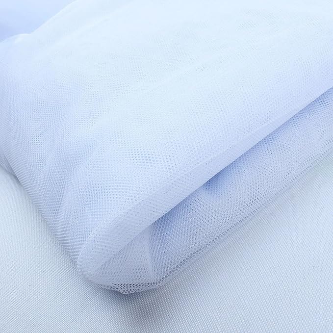 White DIY Mosquito Net Fabric | 10x10 FT Netting | Insect Cover for Garden, Patio, Outdoor & Windows | Multiple Sizes in Black, White & Green | Raised Bed Screen Mesh Barrier