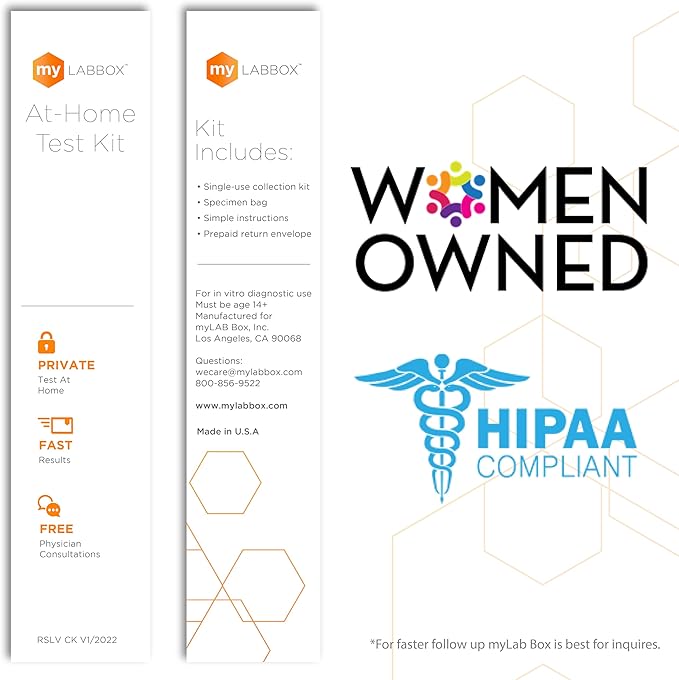 at Home Vitamin D Test Kit - Easy to Use & Accurate Blood Test for 25(OH) D Levels to Test for Vitamin Deficiencies - CLIA Certified Labs - FSA/HSA Accepted