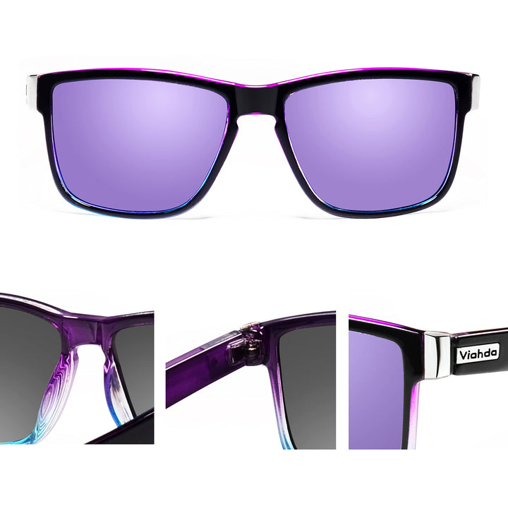 VIAHDA Polarized Sports Sunglasses for Man Cycling Running Fishing Golf Sun glasses Women HD6009