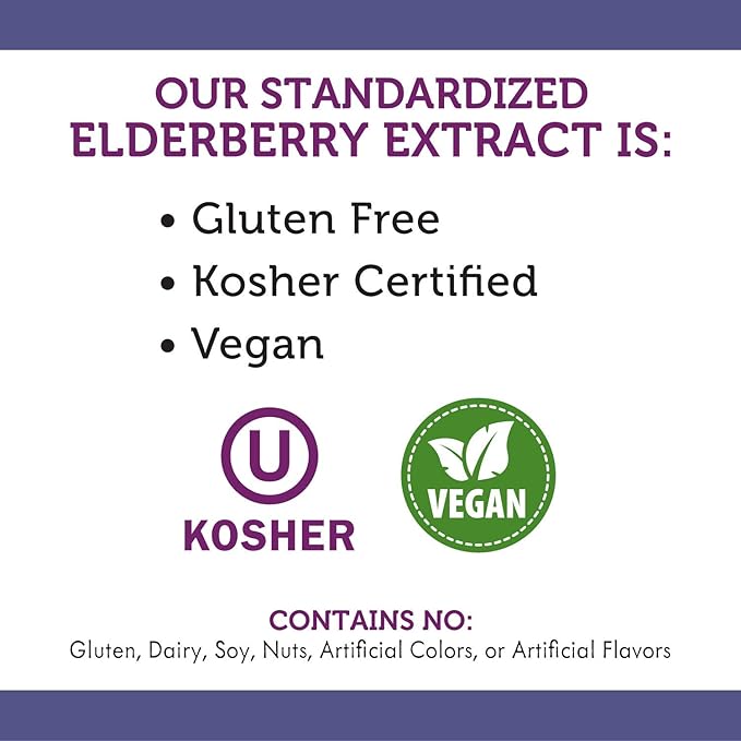 Nature’s Way Sambucus Zero Sugar Traditional Immune Syrup, Highly Concentrated Black Elderberry Extract, Traditional Immune Support*, Sugar-Free, Berry Flavored, 8 Fl Oz (Packaging May Vary)