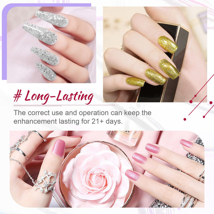 23-Piece Colorful Gel Nail Polish Kit | Classic Matte & Glossy Top Coats
