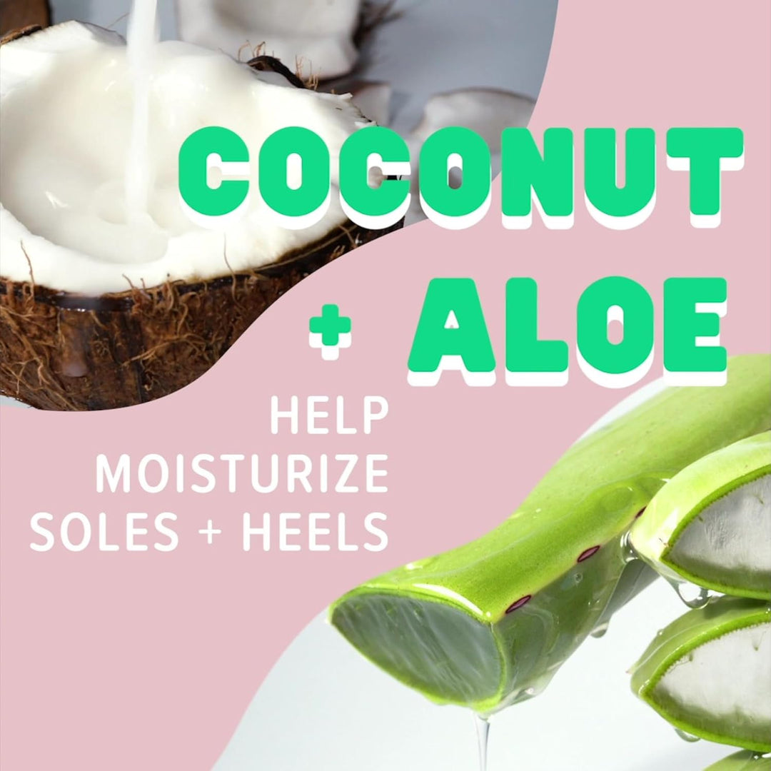 Freeman Flirty Feet Coconut & Aloe Foot Spray | Softening Exfoliating Peel | 4 fl. oz. (Pack of 2)