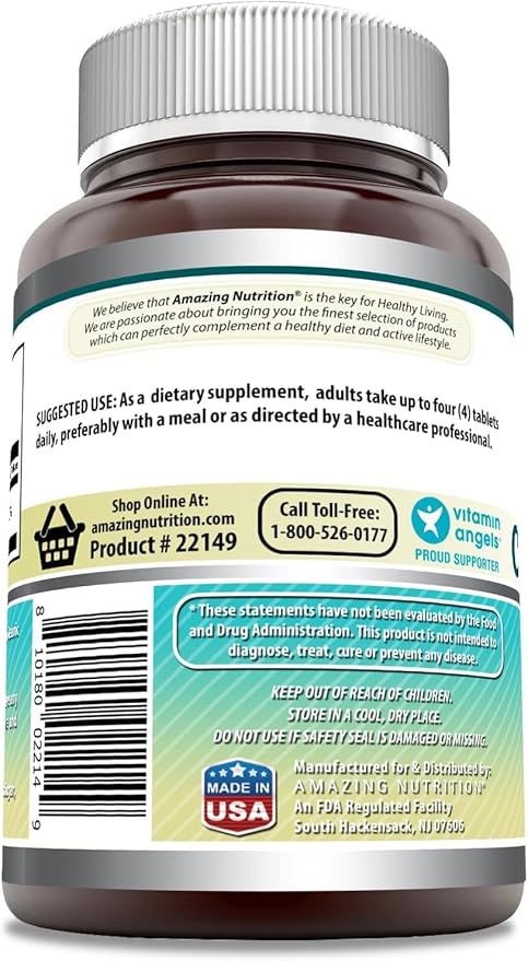 Amazing Formulas Calcium Citrate 1000 Mg | Tablets | Supplement for Men & Women | Non-GMO | Gluten Free | Made in USA (2 Pack, 240 Count)