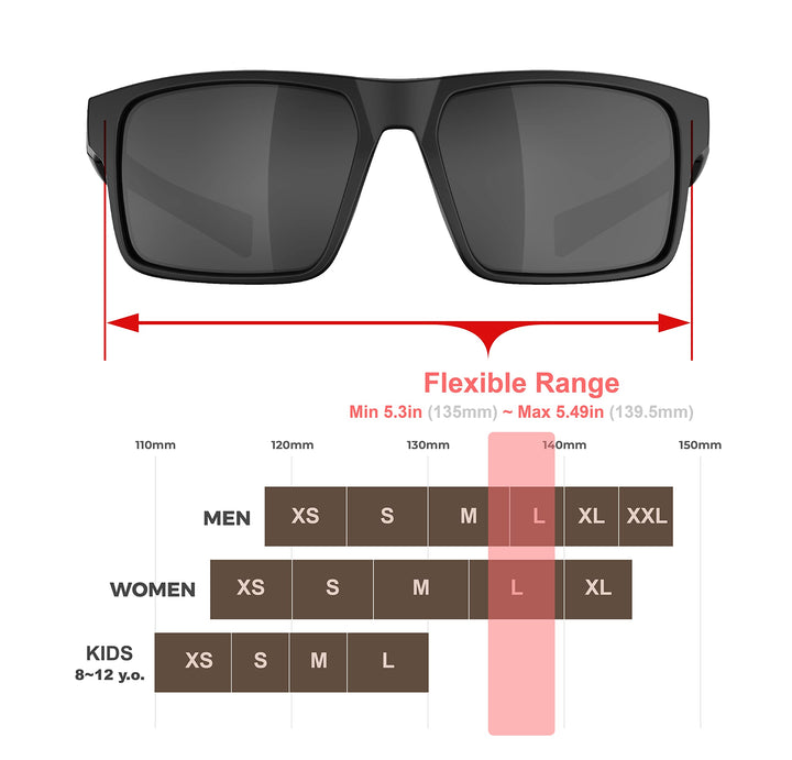 QOOL TIMES Living out your F1A Square Polarized smoke Sunglasses Men Women Fishing Running Driving