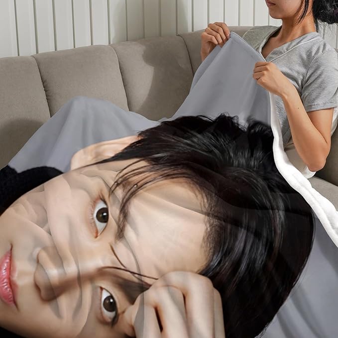 Blanket 50"X60" Soft and Comfortable Warm Fleece Throw Full Picture of Idol Group Blankets Yoga Blankets Beach Blanket Picnic Blankets for Dorm Room Decor Sofa Bed Camping Travel All Season