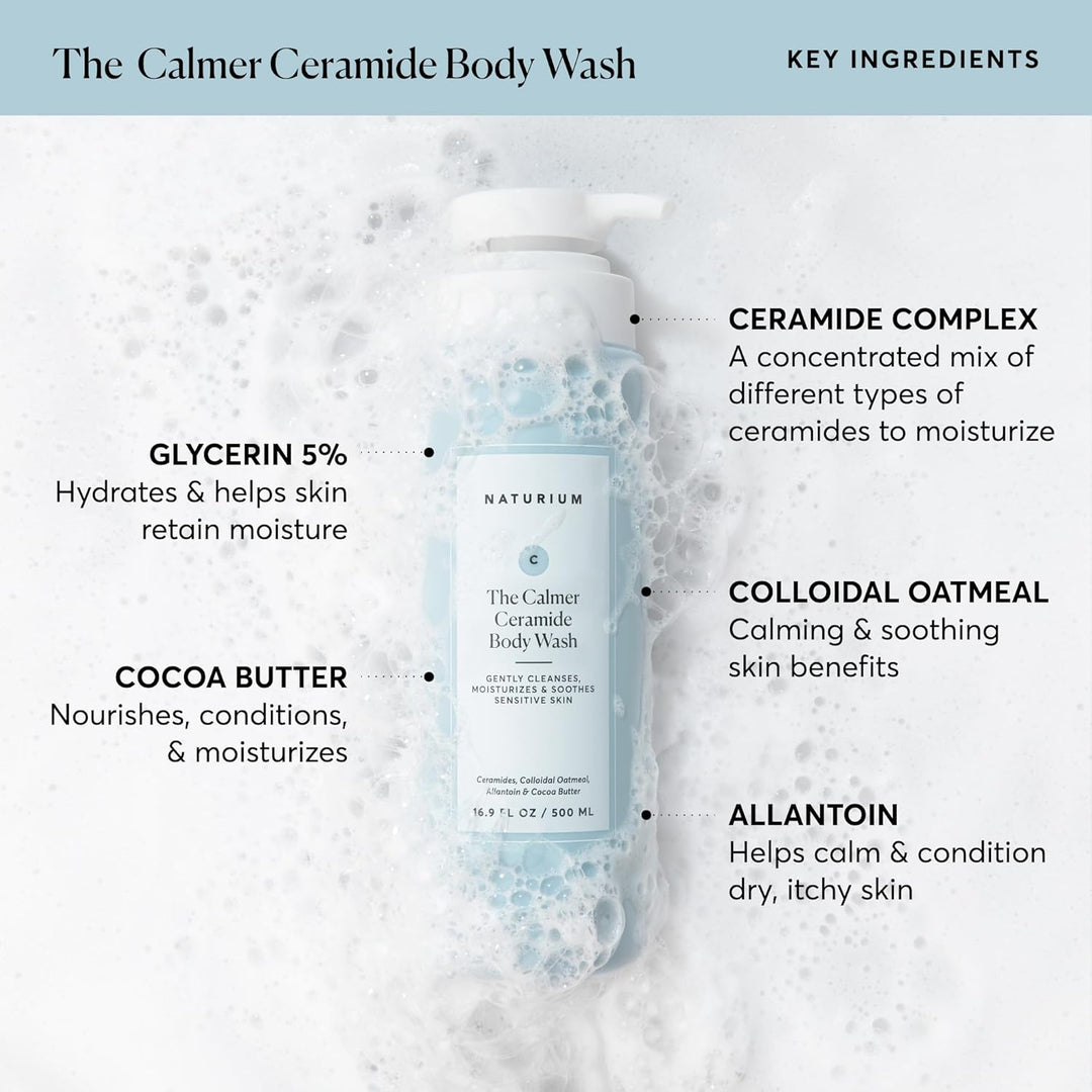 Soothing Body Wash for Sensitive Skin | Gentle Formula | 16.9 oz