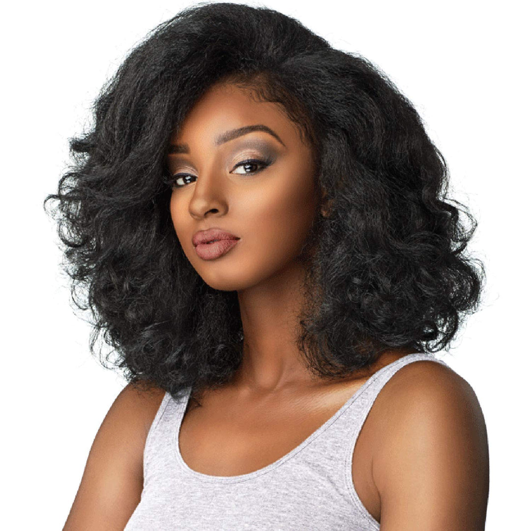 Sensationnel Synthetic Hair Half Wig Instant Weave Curls Kinks & Co Boss Lady (F1B/30)