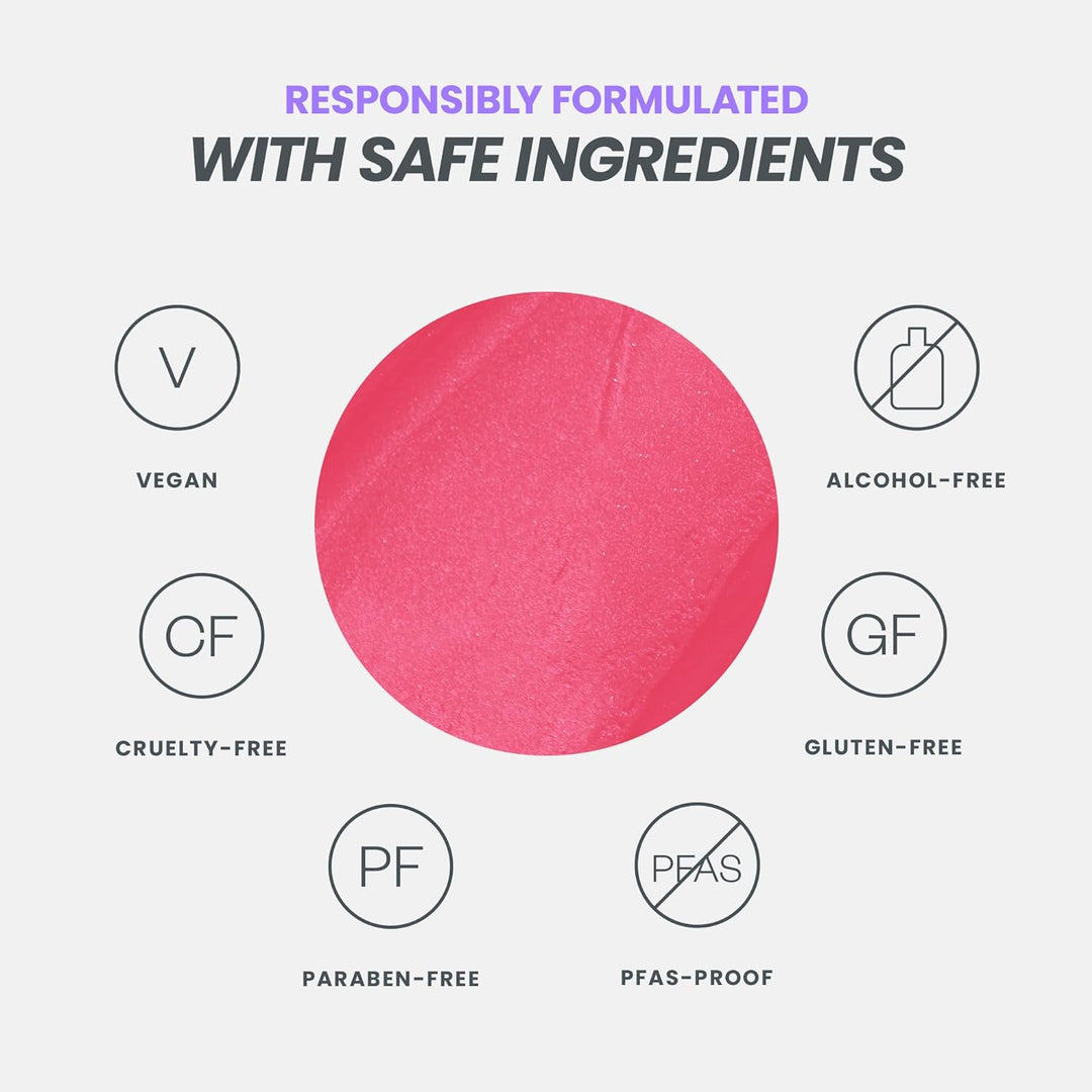 Wonderskin Wonder Blading Lip Stain Masque | Waterproof Pink Tint, Matte Finish
