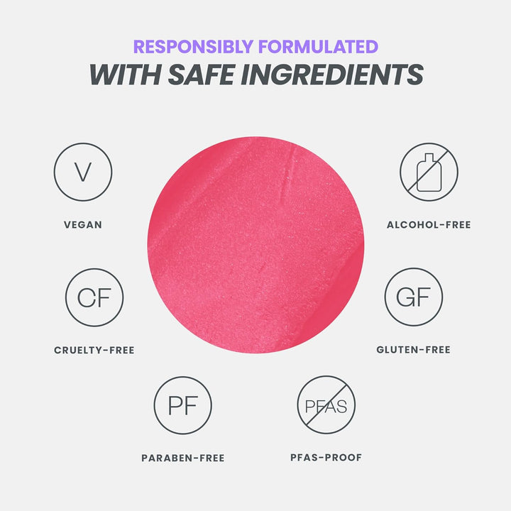 Wonderskin Wonder Blading Lip Stain Masque | Waterproof Pink Tint, Matte Finish