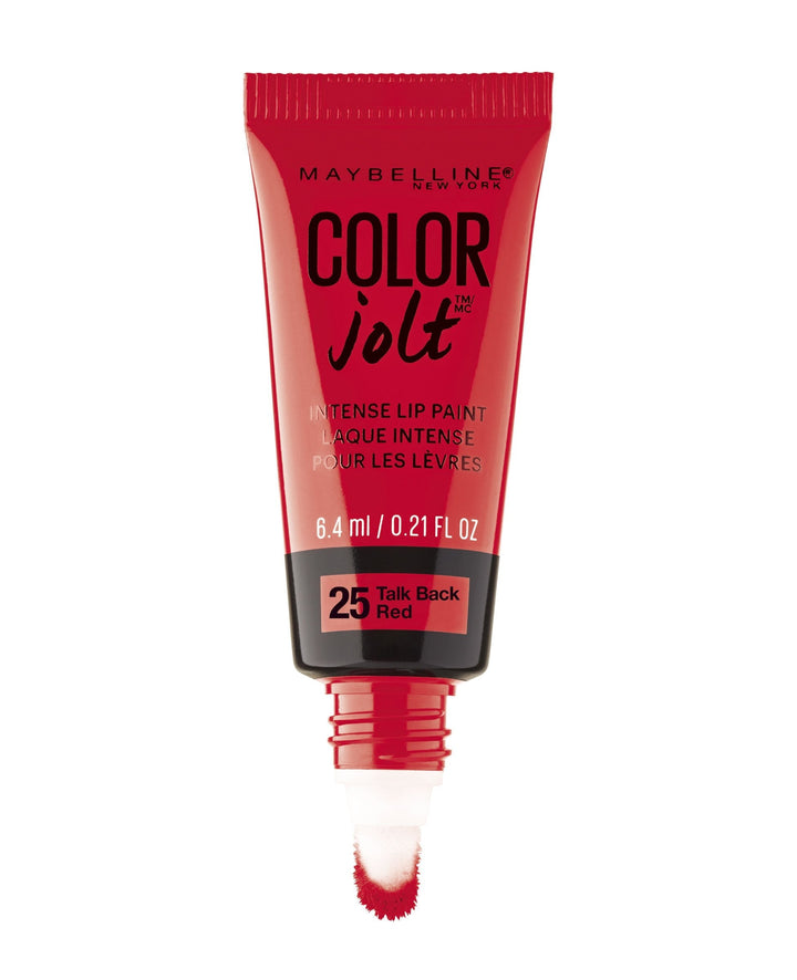 Maybelline Lip Studio Color Jolt Intense Lip Paint, Talk Back Red, 0.21 fl. oz.