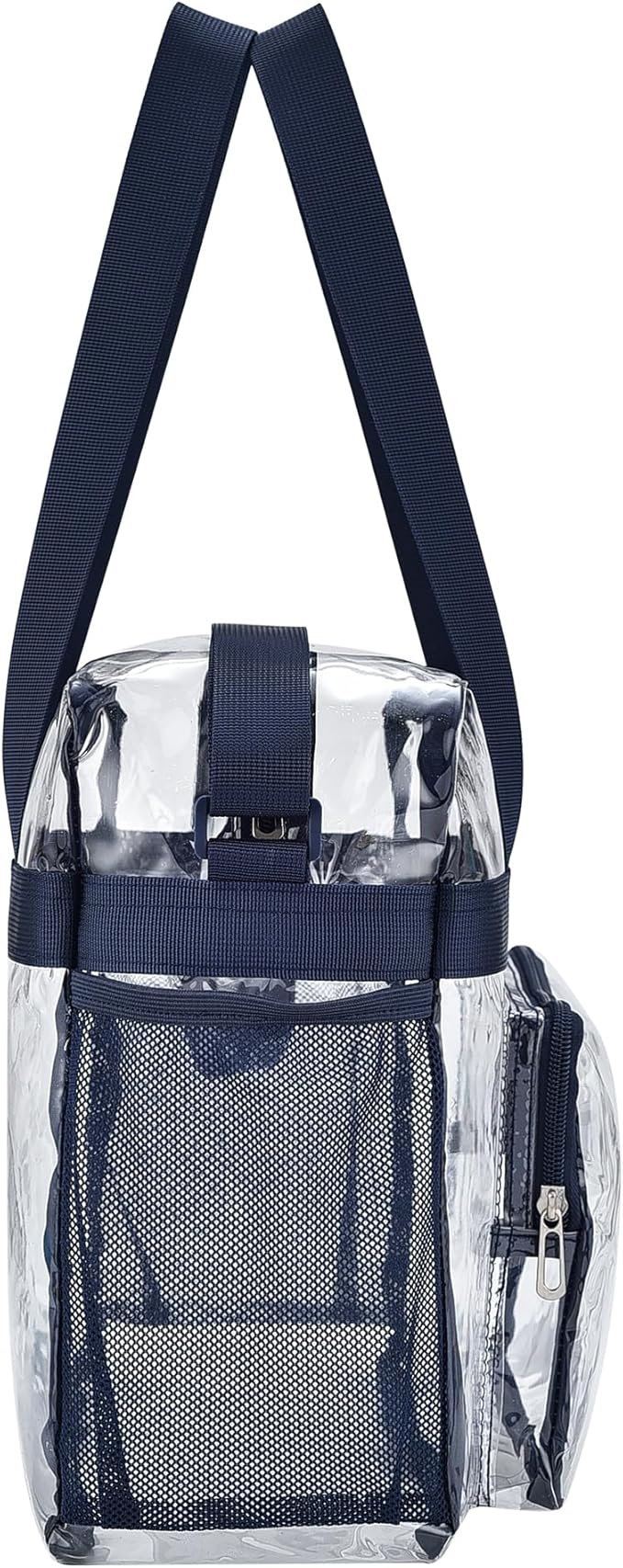 USPECLARE Clear Tote Stadium Approved, Security Travel & Gym Clear Bag for Work Sports Games Concerts