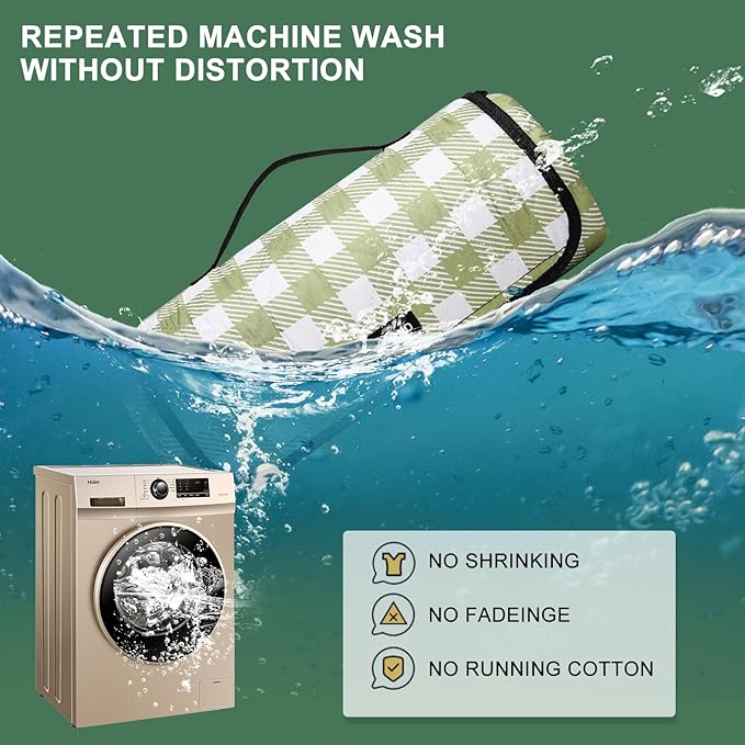 Picnic Blankets Outdoor Blanket, 80''x80'' Extra Large Beach Blanket Waterproof Sandproof Foldable & Machine Washable, Vintage Gingham Grass Lawn Park Blankets for Family Camping Party Music Festival