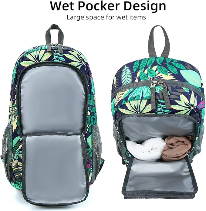 35L Lightweight Foldable Waterproof Packable Travel Small Hiking Backpack Daypack for men women