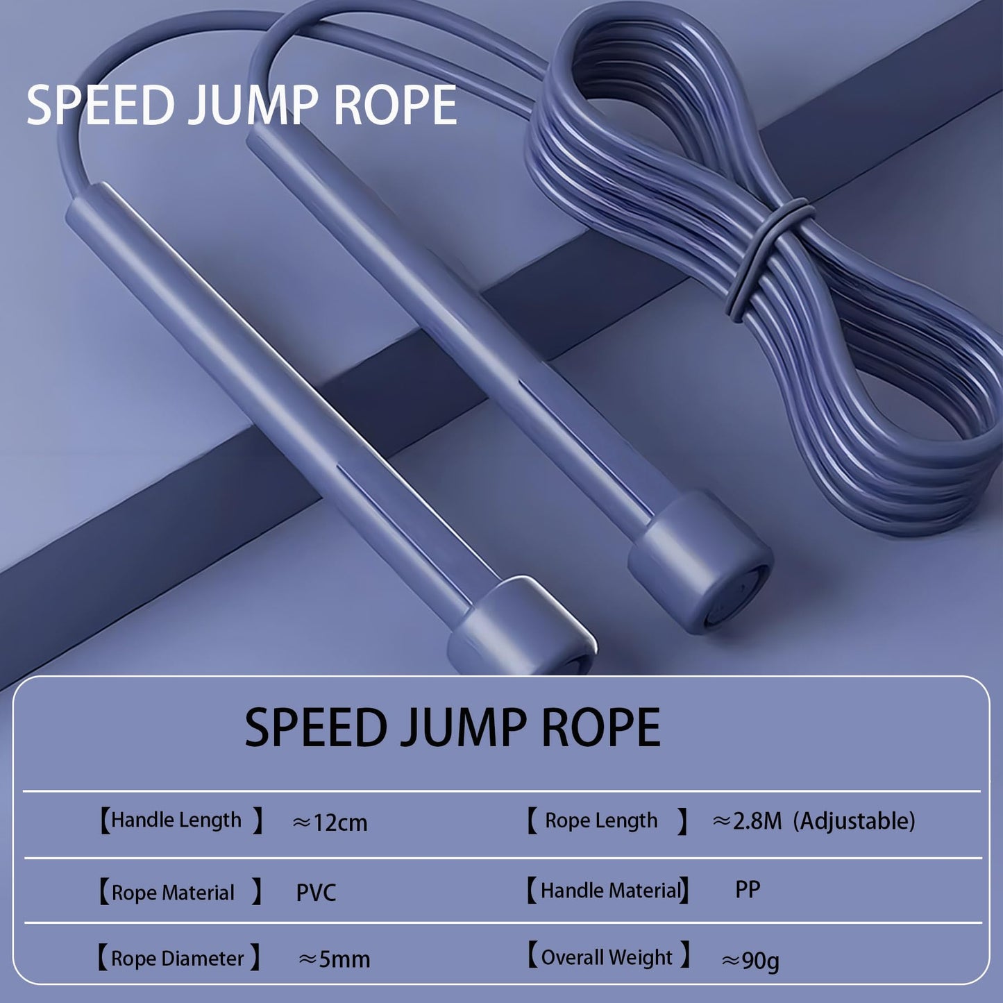 Jump Rope, Adjustable Kids Jump Rope Set, Tangle Free Skipping Rope, Lightweight Jump Ropes for Fitness, 9.2ft Pvc Jump Rope for Kids 8-12, Women, Men - Jumping Rope for Workout (Yellow/Blue/Pink)
