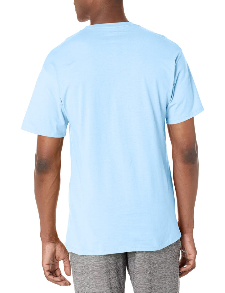 Champion mens Classic Jersey Tee Shirt, Swiss Blue, Small US