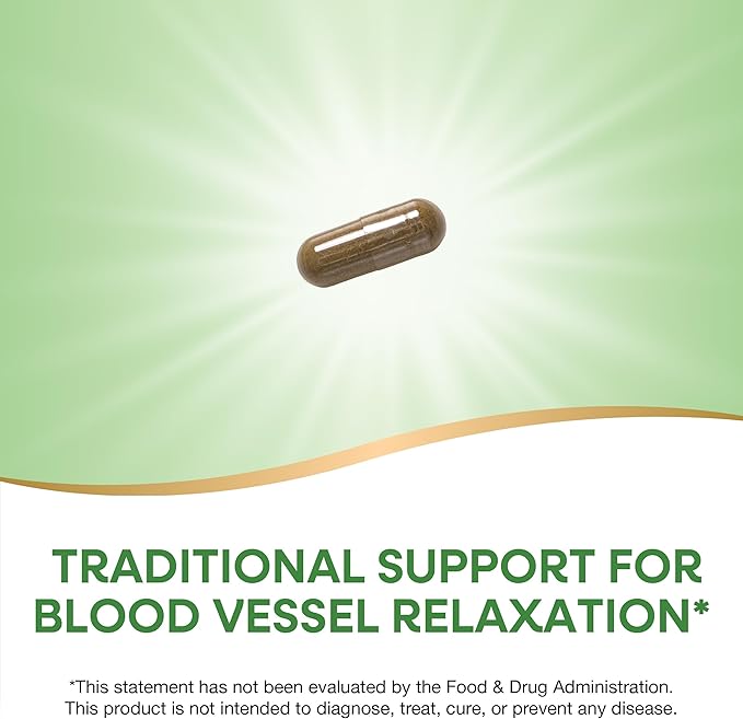 Nature's Way Feverfew Herb, Traditional Support for Blood Vessel Relaxation*, 380 mg per Serving, Non-GMO Project Verified, 180 Vegan Capsules (Packaging May Vary)