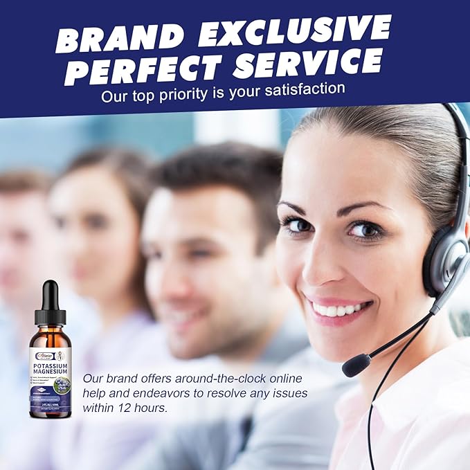 2 Pack Potassium Magnesium Supplement Liquid - High Absorption Calm Magnesium Complex & Potassium Plus Calcium, Vitamin D3, Zinc for Leg Cramps & Bone & Energy & Immune Support - 4 Fl oz