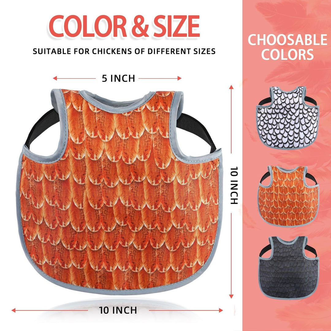 Chicken Saddles for hens, Chicken Apron Back Protector for Hens With Adjustable Strap, Chicken Hen Mating Saddle