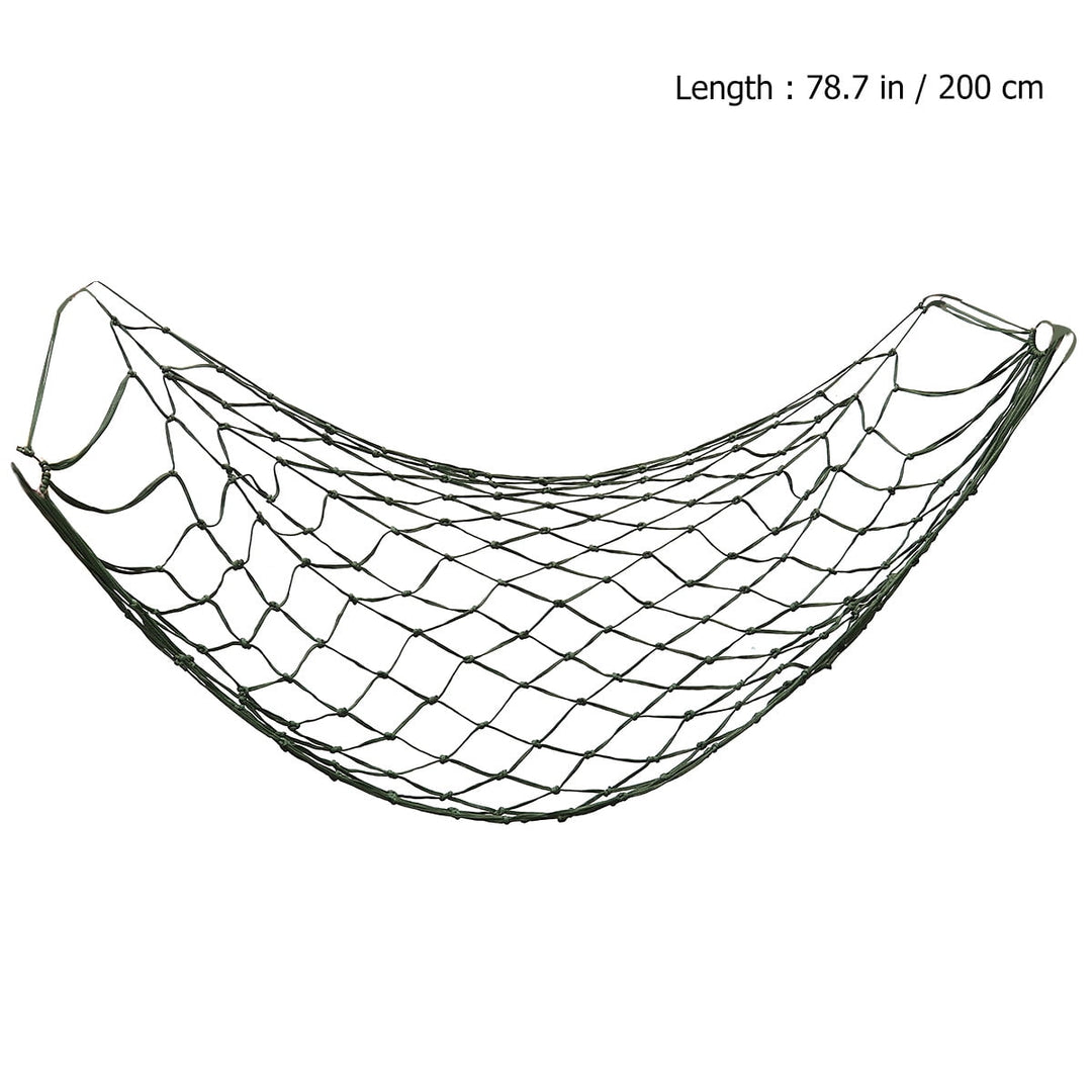 Worgeous 1Pack Mesh Hammock for Outdoor Sports Camping Sleeping Nylon 11.8x47.2in
