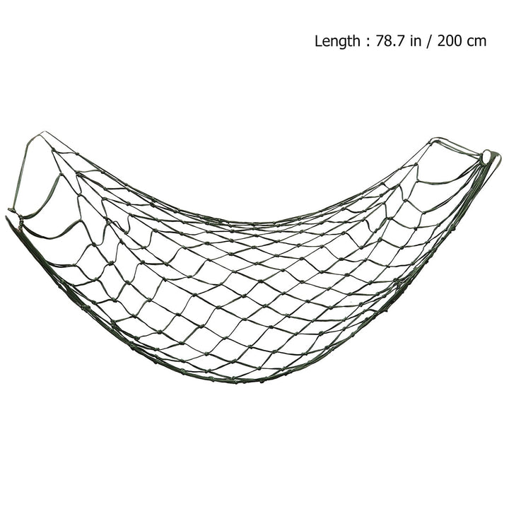 Worgeous 1Pack Mesh Hammock for Outdoor Sports Camping Sleeping Nylon 11.8x47.2in