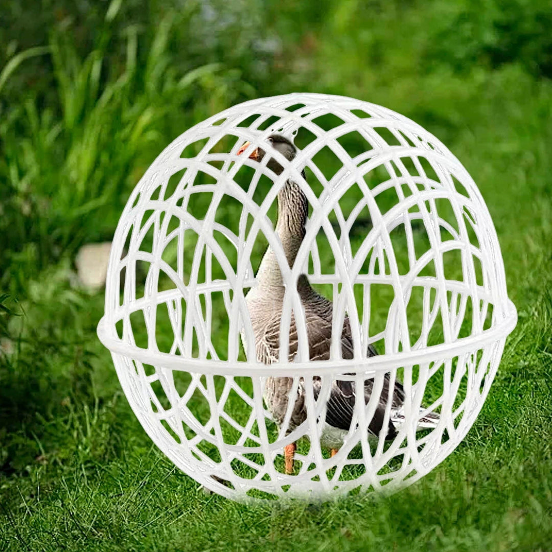 Ball-Shaped Movable Chicken Coop, Outdoor Rollable Round Chicken Cage, Pigeon Rabbits Safe Walking Net, Chicken Safety Ball Cage for Pet Safety Outdoor Farm Use