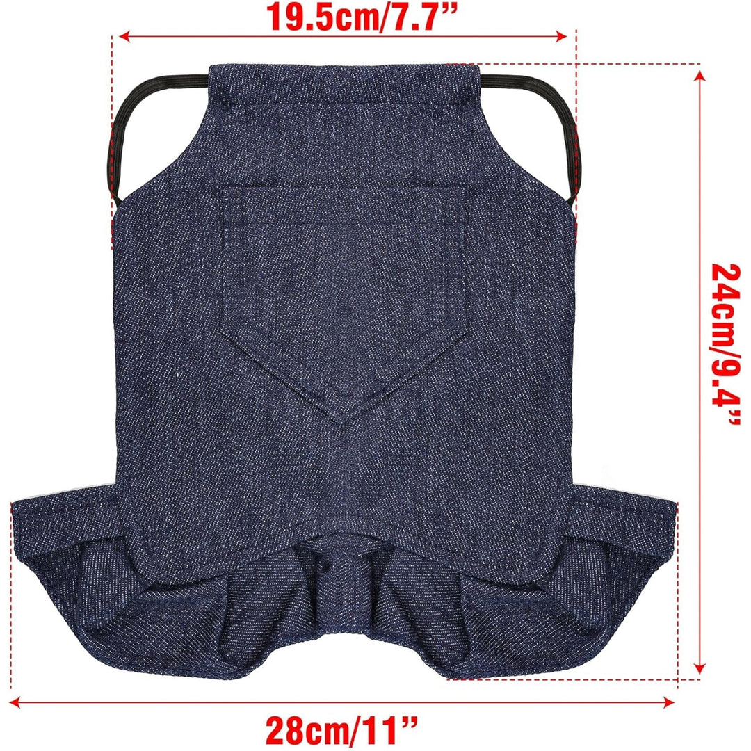 UOSIA 3PCS Chicken Overalls Saddles Hen Jacket Apron with Elastic Strap Poultry,one size,Blue