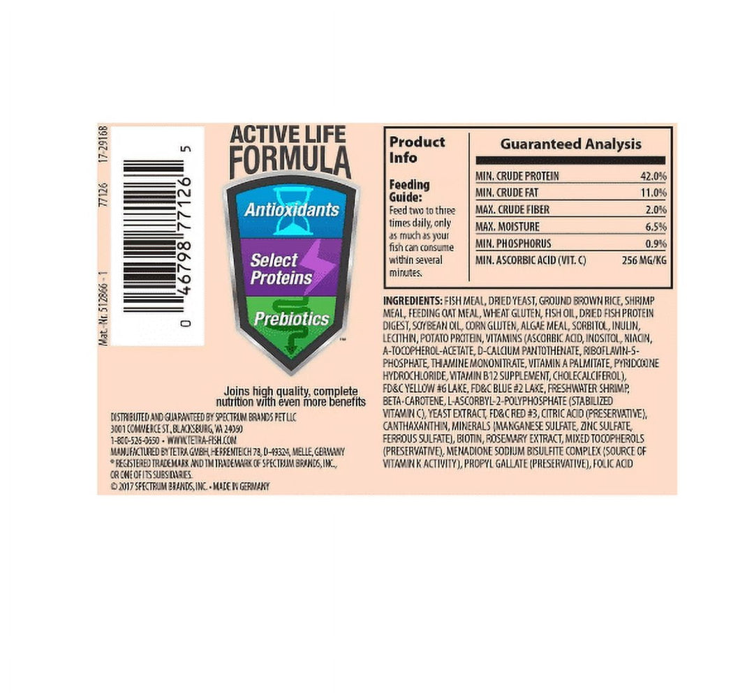 Tetra® TetraFin Goldfish Flakes,  1 Oz