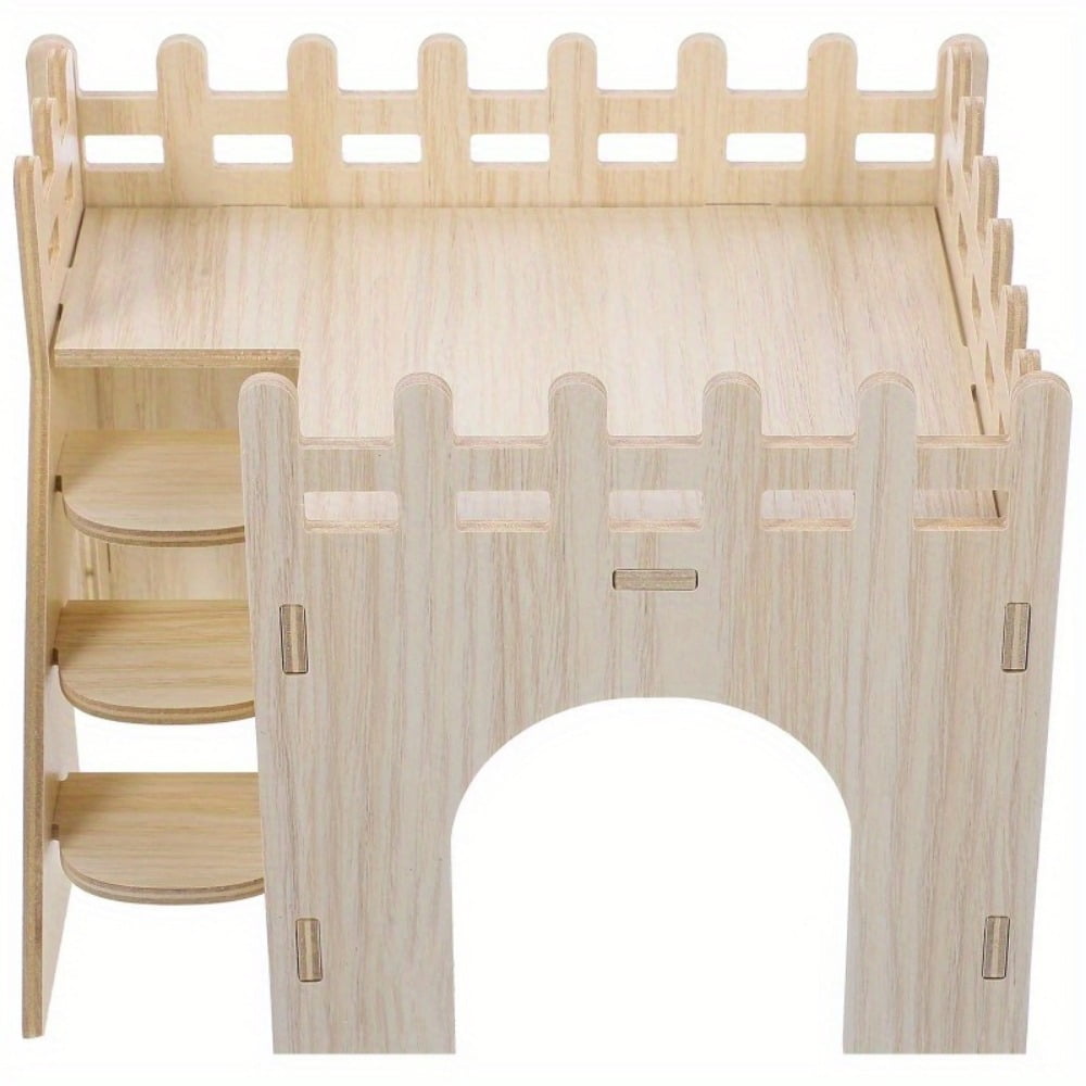 Cage Delicate Hamster House Houses Hideouts Guinea Mouse Supply Wear-resistant Wooden Rat