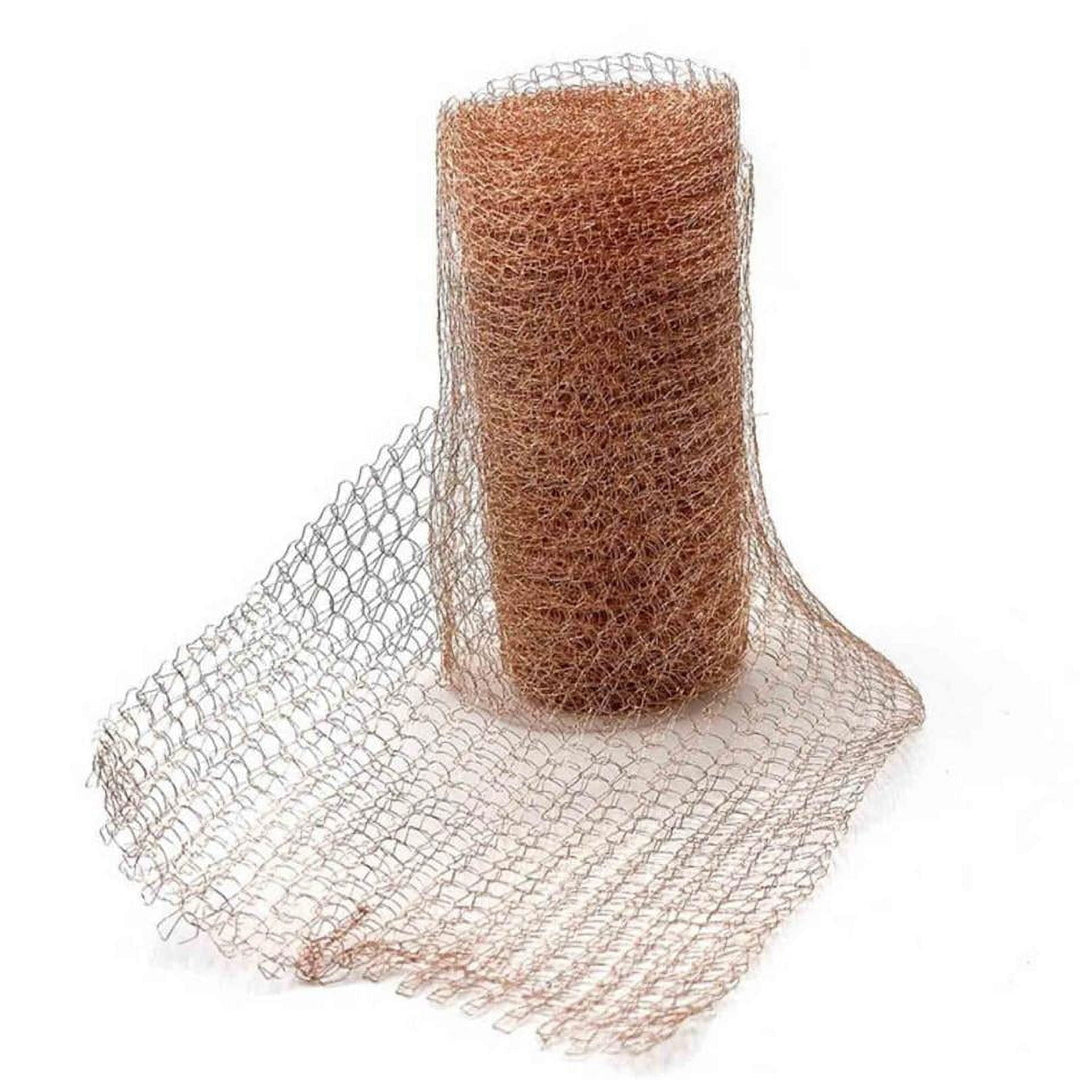yilyih Copper Mesh,Water- and Rust Proof Copper Mesh Roll,Layer Knit Copper Wire Mesh,Slug Repellent Copper Meshfor Mice Rat Rodent Repellent Suitable for Blocking Holes in Gardens and Houses