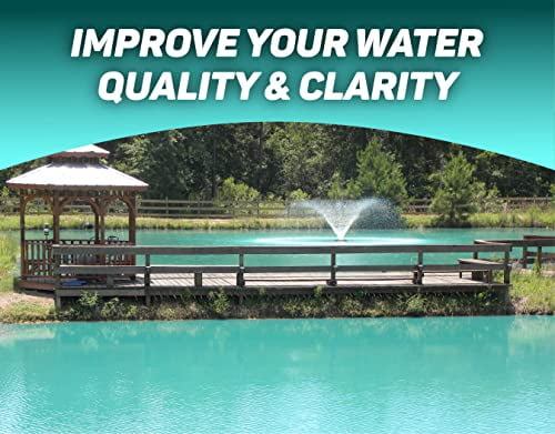 Crystal Blue Ocean Blue Pond Dye - 1 Gallon -  Blue Color Treats up to 1 Acre - Clean, Clear &  Blue Water - Environmentally Friendly Pond Dye