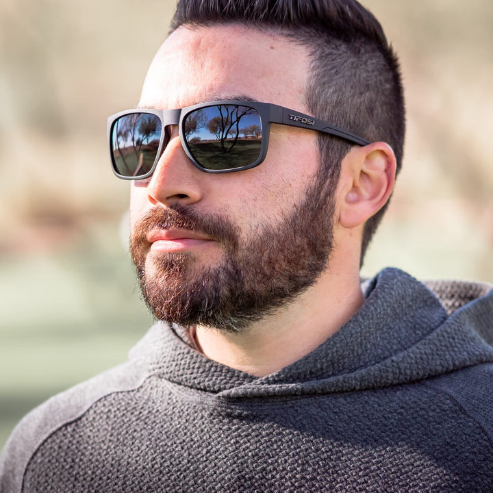 Tifosi Optics Swick Sunglasses (Blackout/Smoke lenses)
