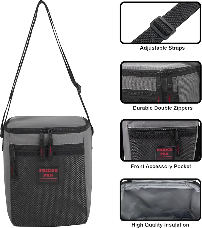 6 Can Cooler Bags Insulated Soft Cooler Lunch Bag for Men, Waterproof Leak Proof Cooler Bags Insulated