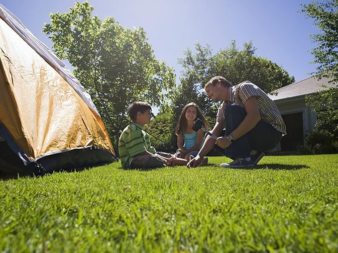 RIY 7" Camping Tent Stakes Aluminum Lightweight Camping Canopy Stakes Pegs