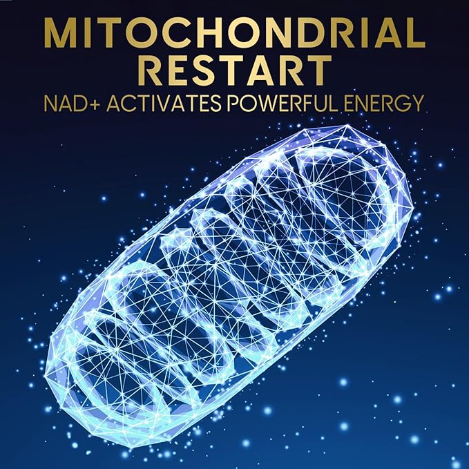 BLUEGALA NAD+ Supplement 1500mg, with 99% Pure Resveratrol 250mg and Vitamin B3 150mg, Boosts Cellular Energy, Supports Healthy Aging & DNA Repair, Non-GMO, Vegan, 120 Capsules