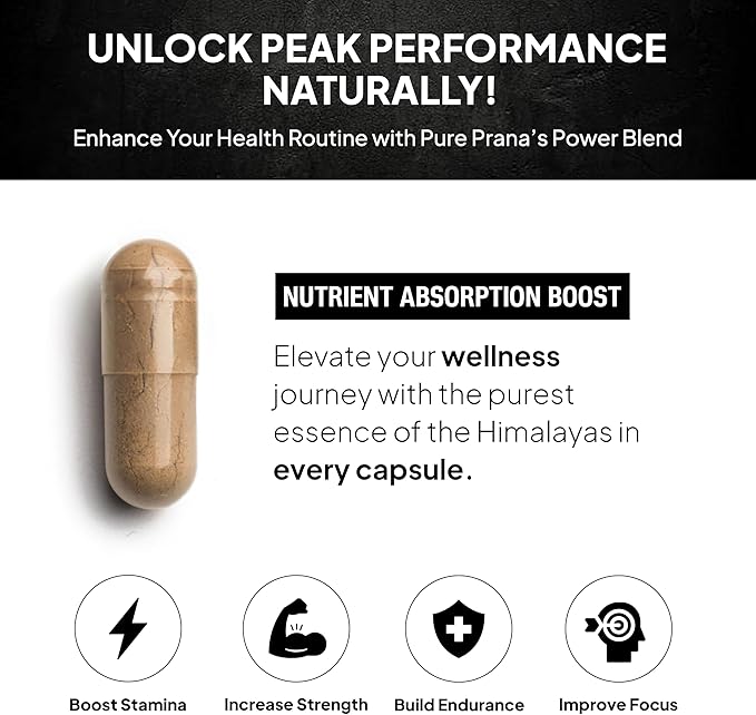 Dynamic Vitality Shilajit Ashwagandha Gokshura Supplement - Himalayan Pure Shilajit Capsules with Tribulus (Gokshura), Extra Strength Ashwagandha & Safed Musli | Himalayan Shilajit Supplement