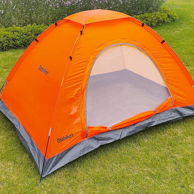 Backpacking Camping Tent Lightweight Portable Waterproof with Carrying Bag for Outdoor Summer Beach