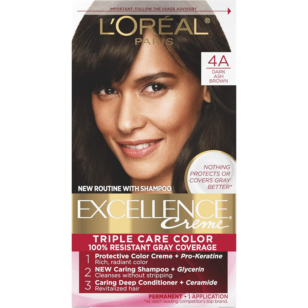 5RB Medium Reddish Brown Hair Color | L'Oreal Paris Excellence Creme – 8 Weeks Gray Coverage